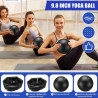 Silipull 10 peas de acessrios de equipamento de ioga de pilates, conjunto de anis de pilates, presente para mulheres, exerccios domsticos, inclui anel de ioga com bola de pilates, faixas de