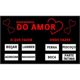 Raspadinha Do Amor - 10 Unidades