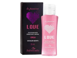 �leo de Massagem Afrodis�aco Cereja (beij�vel) 30g - Sofisticatto