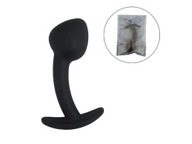 Plug Anal Curvado em Silicone