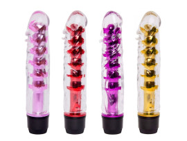 Vibrador Transl�cido com Capa Lisa - VibraToy