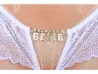 Calcinha com strass beije - Doce olhar