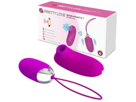 Vibrador de Clit�ris e Suc��o Orthus - Pretty Love - Importado