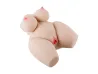 Masturbador Meio Corpo Chubby com Vagina e �nus Penetr�veis (Ref. 95) - VibraToy