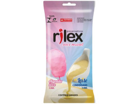 Preservativo Doce prazer 6 unidades (3 unidades leite condensado + 3 unidades algod�o doce) - Rilex