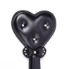 Palmat�ria De Cora��o E La�o Preto - Couro De Luxo