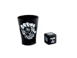 Jogo sensual Drunk Game (roleta + 6 copos + dados) - Divers�o ao cubo