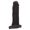 Capa Peniana Rgida Em Vinil Com Elstico Pnis 19cm x 4,5cm Preta Eros