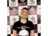 M�scara de prote��o 100% algod�o estampada - Santt