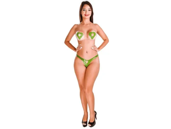 KARAMELA LINGERIE COMEST�VEL EM FORMATO DE CORA��O - HOT FLOWERS