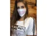 M�scara de prote��o 100% algod�o estampada - Santt