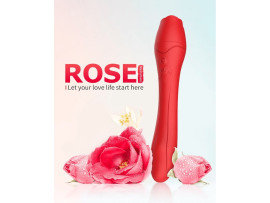 Vibrador Dmm Maa Rose - Formato de Rosa - 10 Modos de Vibra��o - VibraToy