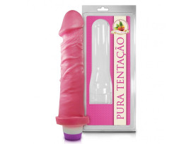 Pr�tese Frutada 18 x 4,4 cm - Aroma de Tutti Frutti com Vibrador Interno - Sexy Fantasy