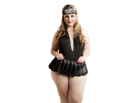 Fantasia Policial Civil Plus Size - F�cil Prazer