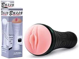Masturbador Masculino - Lanterna com Vibra��o em Formato de Vagina - VibraToy