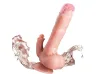 P�nis Real�stico com Estimulador de Clit�ris / Vai e Vem / Rota��o com Aquecimento via APP 22.0 x 4.0cm