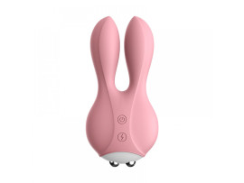 Vibrador com estimulador e 10 padr�es de vibra��o recarreg�vel - Importado