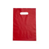 100 Sacolas Ala Vazada (Boca De Palhao) Vermelha 20 X 30Cm