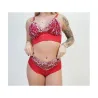 Conjunto Renda Bordada Com Bojo