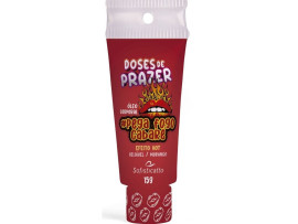 Gel Comest�vel #Pega Fogo Cabar� Morango Hot 15g - Sofisticatto