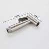 Migan Ducha Higinica Chuveirinho Completa 2 Saidas de  Para Banheiro 1/4 De Volta 100% Metal Ao Inox (Preta)
