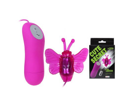 Mini Masturbador Borboleta com 12 Vibra��es