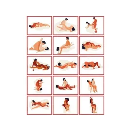 Mini Baralho Kama Sutra (15 Cartas)