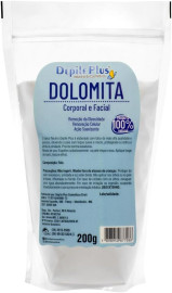 Talco Dolomita Corporal e Facial de 200g, Depile Plus