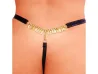 Calcinha com Texto em Strass - F�cil Prazer