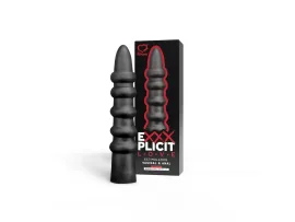 Estimulador Vaginal e Anal Exxxplicit Love Black List Maci�o 21 x 3,5 cm - Sexy Fantasy
