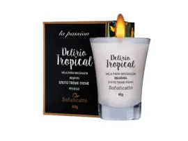 Vela de Massagem Beij�vel Del�rio Tropical P�ssego 40g - Sofisticatto