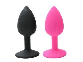 Plug Anal em Silicone - Tamanho Pequeno - 7,2 X2,8