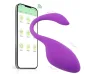 C�psula Wireless com 9 modos de vibra��o e com Controle Via App - Ruby - VM