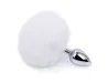 Plug de metal com pompom - Tamanho pequeno