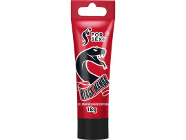 Gel Excitante Esquenta Esfria Vibra Black Mamba 18g - For Sexy