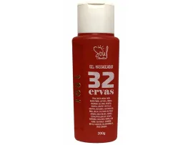 Gel massageador 32 ervas 200g - Soul Cosm�ticos