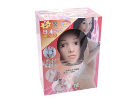 Boneca Infl�vel com rosto, vagina e �nus em CyberSkin vibra e geme - Importado