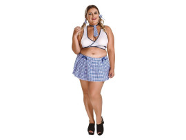 Fantasia Estudante Maliciosa Plus Size (GG) - Hot Flowers