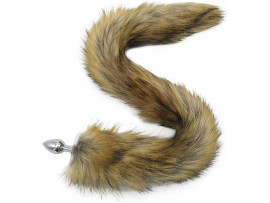 Plug anal (pequeno) com rabo de raposa (de 81 cm)