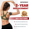 Becommend Conjunto inteligente de terapia de ventose, massageador de celulite 3 em 1 terapia a vcuo removedor de celulite, ferramenta de massagem Gua Sha com 12 nveis de temperatura e suco