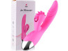 Vibrador com estimulador de sexo oral e aquecimento Hailey - Dibe
