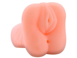Masturbador vagina e �nus 13 x 10 cm - Sexy Fantasy