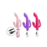 Vibrador De Ponto G, Clit�ris E �nus - Jelly - Recarreg�vel - 3 Em 1 (12 Vibra��es)