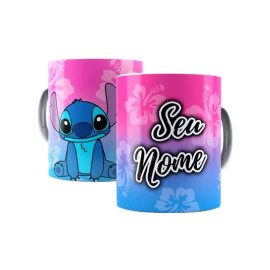 Caneca Com Seu Nome Lilo & Stitch (Porcelana 325Ml)