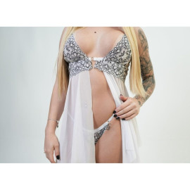 Camisola Sedu��o Aberta Na Frente