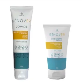 Kit Gomage E Lancreme- Limpeza De Pele Esfolia��o E Hidrata��o Akmos.