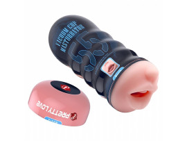 Masturbador Cyber Skin Flashlight em Formato de Boca e Lingua