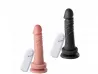 Prtese 17 x 3,5 cm com ventosa e vibrador externo - Soulsex