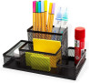 ISKILO Porta Laps Organizador Caneta Clips Lembrete Aramado Escritorio Treco Material Objeto
