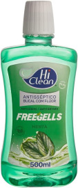 Hi Clean Enxaguante Bucal Vegano Com Flor Sabor Freegells Menta Previne Cries E Trtaro Limpeza Profunda 500Ml